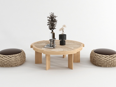 Quiet wind small tea table model