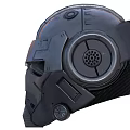 Machine Helmet Science Fiction Helmet Alien Helmet High-tech Alien Helmet 3d model