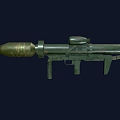 T3 Anti-tank Rocket Gun Grenade Launcher Rocket Rocket Rocket RPG Air-to-air Weapon Air-to-air Missile Low Face Number Low Model Simple Model Movie Stage 3d model