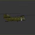 Detailed Yellow Transport Helicopter With Multiple Rotors In 3D Rendering Design