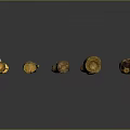 Rustic Wood and Stone Artisan Pieces with Diverse Shapes and Natural Textures