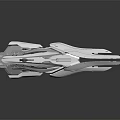 Futuristic White Tech Vehicle With Sleek Aerodynamic Design And Black Accents