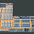 Birds Eye View Layout Planning with Organized Tables Chairs Zones and Spatial Design
