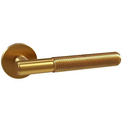Golden Door Handle with Textured Grip Modern Home Decor Accessory 3d model