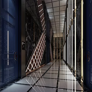 KTV aisle 3d model
