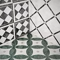 Modern Tile Wall and Floor Tile 3d model