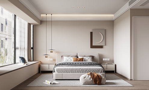 Modern Bedroom 3d model