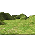 Natural Park Landscape Showcasing Rolling Green Hills And Lush Open Grassland