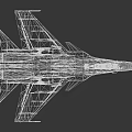 Gray Fighter Jet With Twin Tails Sleek Airframe And Extended Landing Gear