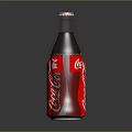 Classic Coca Cola Refreshing Drinks in Can and Glass Bottle 3d model