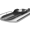 Modern Yacht Design With Open Cockpit White Hull Black Seats And Handrails