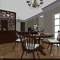 Modern Elegant Living And Dining Room With Soft Furnishings And Large Window Interior Design