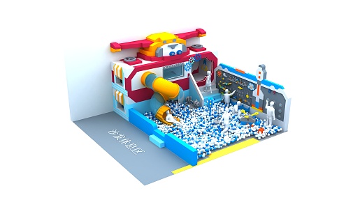 Modern Amusement Equipment Naughty Castle Building Blocks 3d model