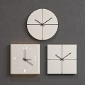 modern wall clock combination clock clock clock wall clock 3d model