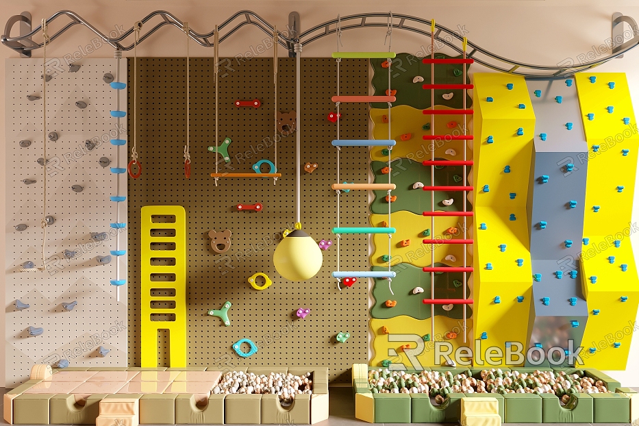 Climbing wall Climbing frame Ocean ball model