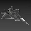 Advanced Military Weapon F 22 Fighter Jet With HH 782 Marking And Stealth Technology