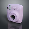 Instax Light Purple Webcam For Computer Laptop With High Quality Lens 3d model