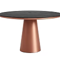 Modern Dining Table Round Dining Table 3d model