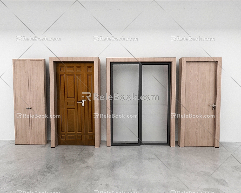 Door combination 3d model