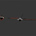 Two Space Satellites With White Bodies Black Components And Red Antennas For Space Exploration