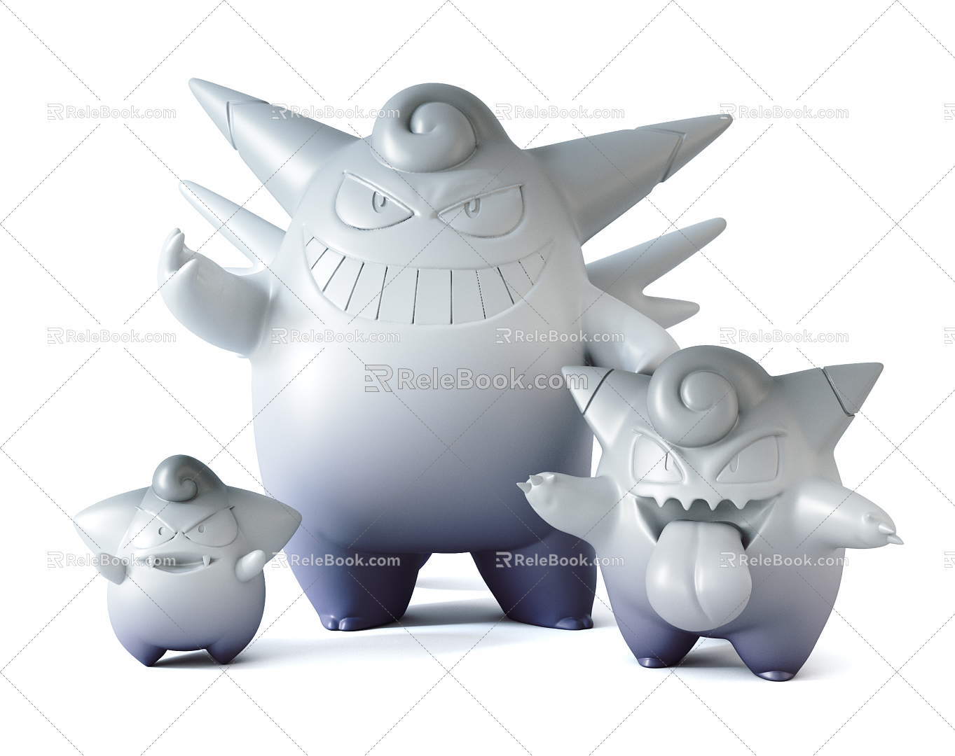 Modern Toy Pokémon Decorative Ornaments 3d model