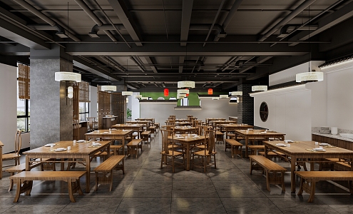 New Chinese Restaurant 3d model