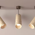 Modern Ceiling Downlights And Spotlights With Cylindrical Design Warm Light And Wooden Base