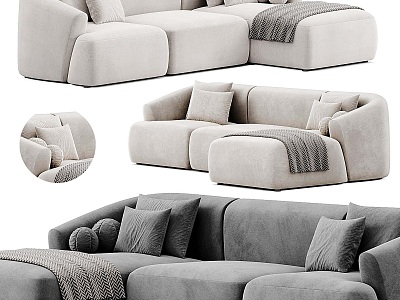 Narozna sofa 3d model