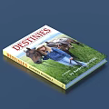 Destinies Book Magazine Cover Featuring Person With Horse On Green Grass