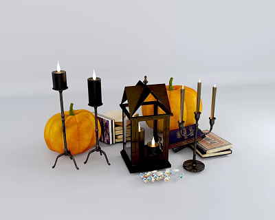 Modern ornaments combination 3d model Modern ornaments combination 3d model