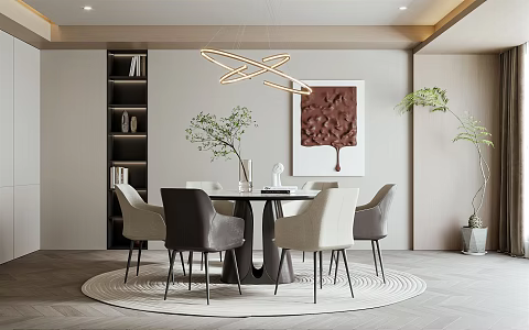 Modern Restaurant 3d model
