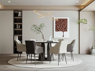 Modern Restaurant 3d model