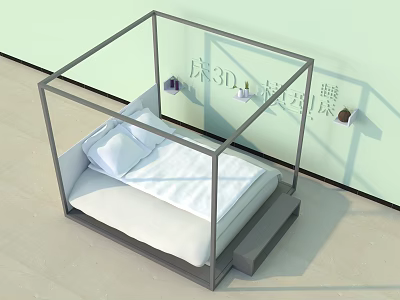 Bed 3D Model 022018 3d model Bed 3D Model 022018 3d model