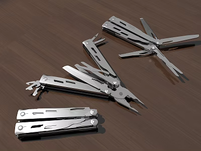 Modern pliers 3d model