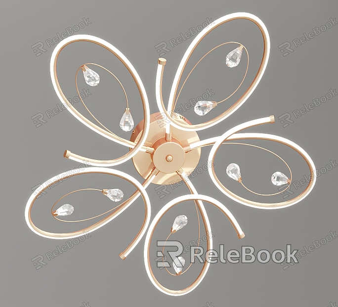 Modern ceiling lamp flower-shaped simple ceiling lamp model