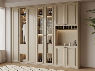 Wine Cabinet 3d model