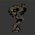 Mech Warrior Mech Soldier Machine Battlearm Mechanical Battlearm Machine Fighter Robot 3d model