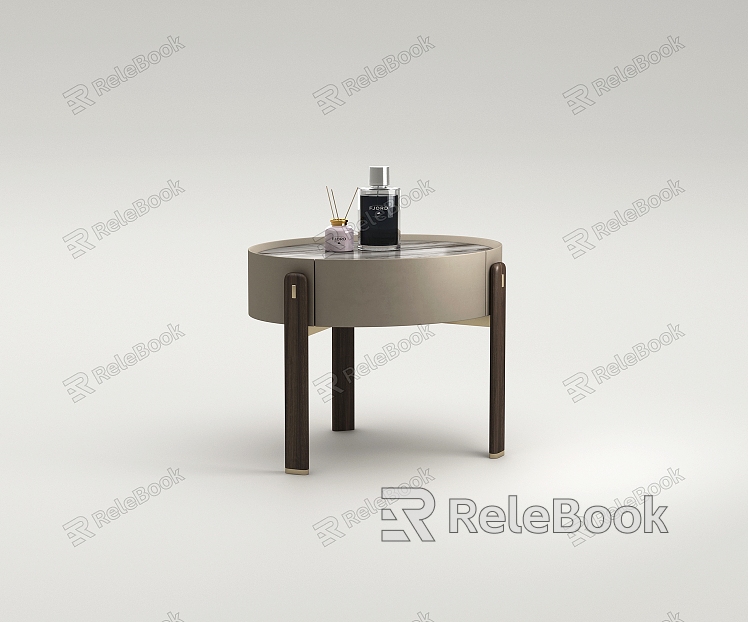 Light Luxury Bedside Table model