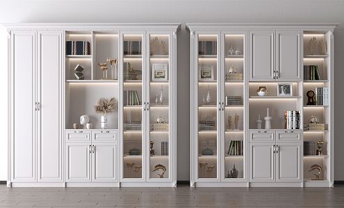 American Bookcase 3d model