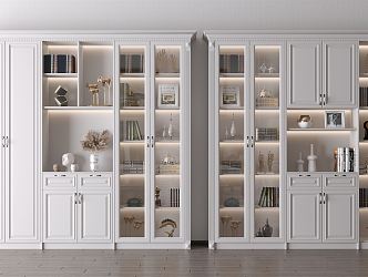 American Bookcase 3d model