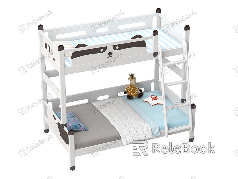 Solid Wood Children's Bed Bunk Bed Bunk Bed model