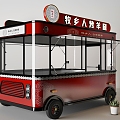 Food truck 3d model