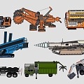 Mining truck Mining machinery Mine truck Engineering truck 3d model