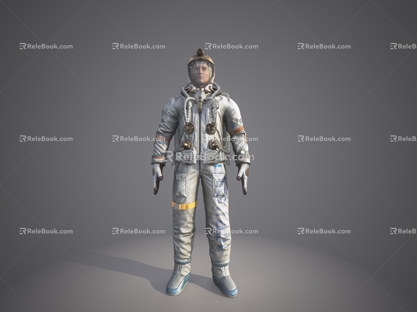 Modern Astronaut Astronaut Animation model