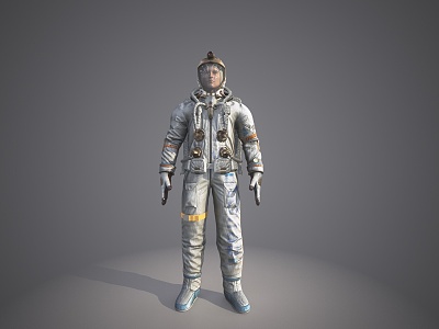 Modern Astronaut Animation 3d model