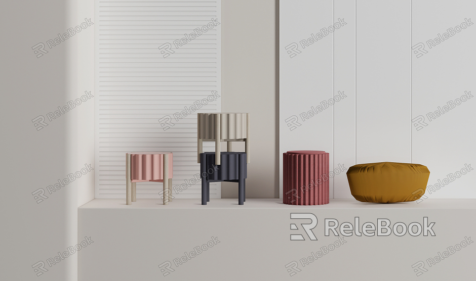 Modern stool creative small round stool model