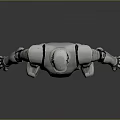 Silver Metallic Humanoid Robot With Futuristic Mechanical Body And Shiny Surface