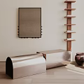 Modern Shoe Changing Stool Middle Ancient Shoe Changing Stool 3d model