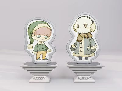 Modern ornaments home decoration beautiful Chen ornaments 3d model