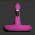 Kids Cute Pink Flamingo Shaped Inflatable Swimming Ring For Summer Fun